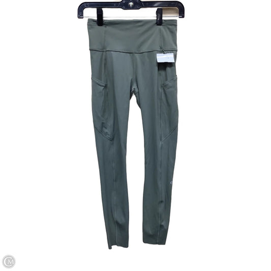 Athletic Leggings By Lululemon In Green, Size: 4