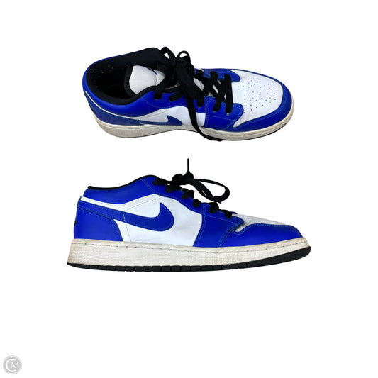 Shoes Luxury Designer By Jordan In Blue & White, Size: 8
