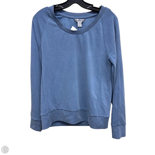 Athletic Top Long Sleeve Crewneck By Athleta In Blue, Size: S