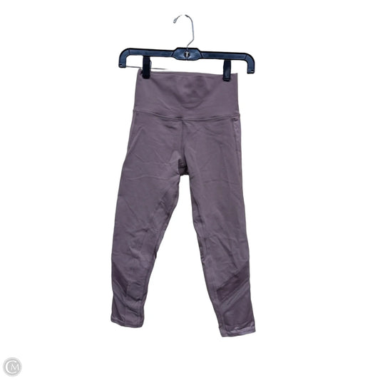 Athletic Leggings By Alo In Mauve, Size: Xs