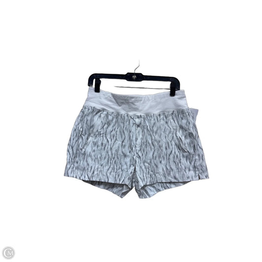 Athletic Shorts By Athleta In Grey & White, Size: S