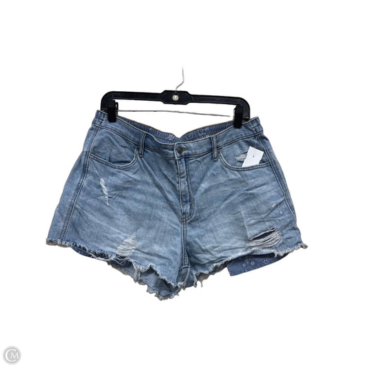 Shorts By Aerie In Blue Denim, Size: L