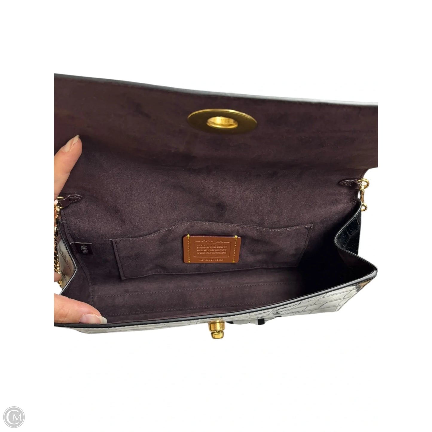 Handbag Designer By Coach, Size: Medium