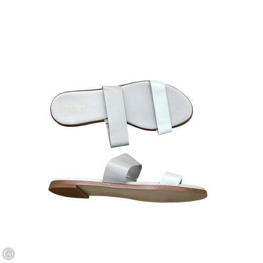 Sandals Flats By Cole-haan In Grey & White, Size: 10