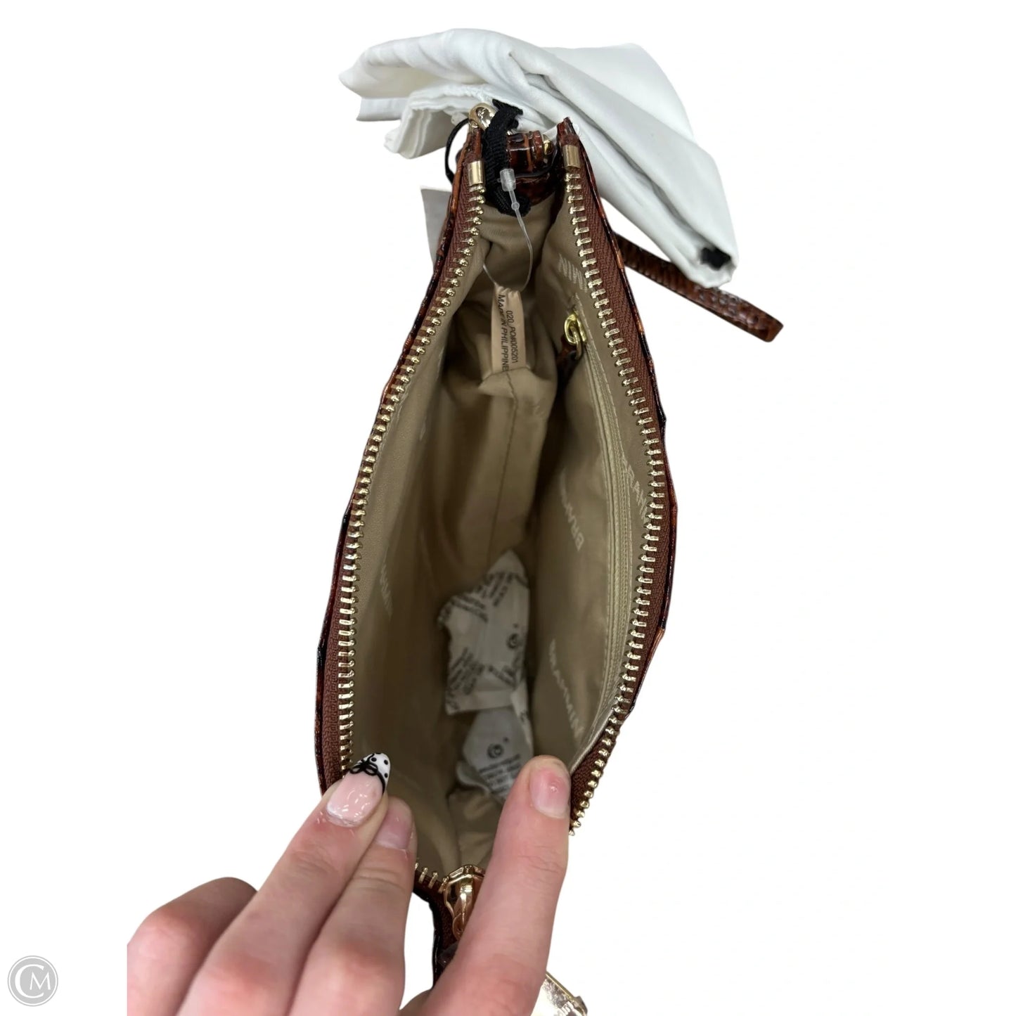 Clutch Designer By Brahmin, Size: Small