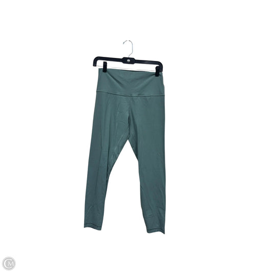 Athletic Leggings By Lululemon In Green, Size: 10