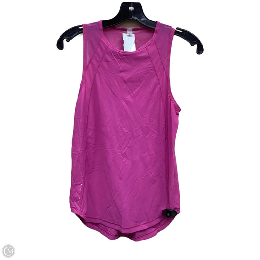 Athletic Tank Top By Lululemon In Pink, Size: S