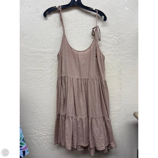 Dress Casual Midi By Aerie In Gold & Tan, Size: Xl