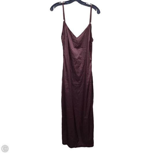 Dress Casual Maxi By Clothes Mentor In Brown, Size: S