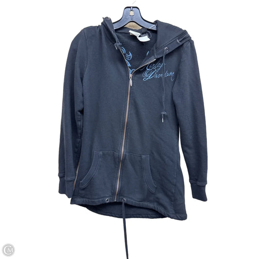 Jacket Other By Harley Davidson In Black & Blue, Size: M