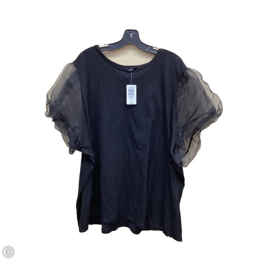 Top Short Sleeve By Torrid In Black, Size: 4