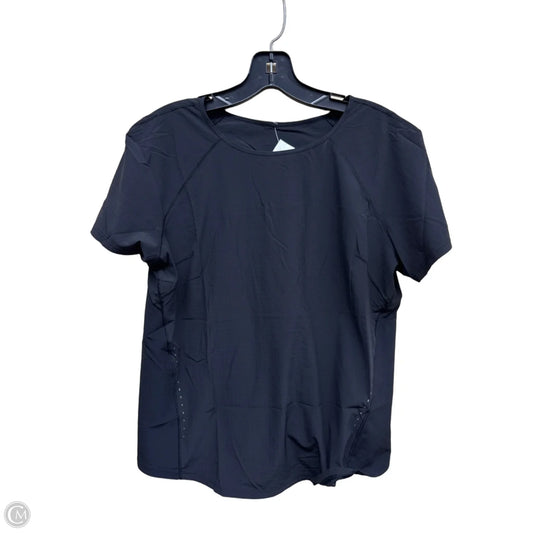 Athletic Top Short Sleeve By Lululemon In Black