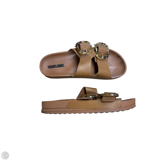 Sandals Flats By Muk Luks In Brown, Size: 7