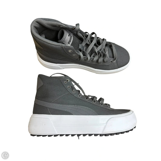 Shoes Sneakers By Puma In Grey, Size: 9.5