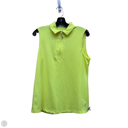 Athletic Tank Top By Clothes Mentor In Yellow, Size: M