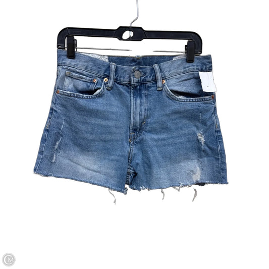Shorts By H&m In Blue Denim, Size: 10