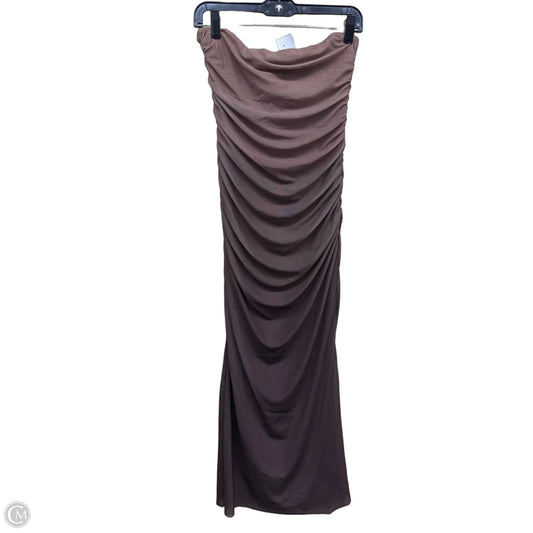 Dress Casual Maxi By Clothes Mentor In Brown, Size: M