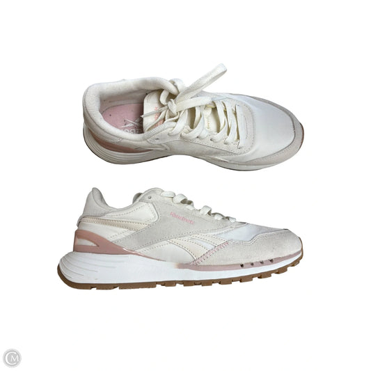 Shoes Athletic By Reebok In Pink & Tan, Size: 7.5