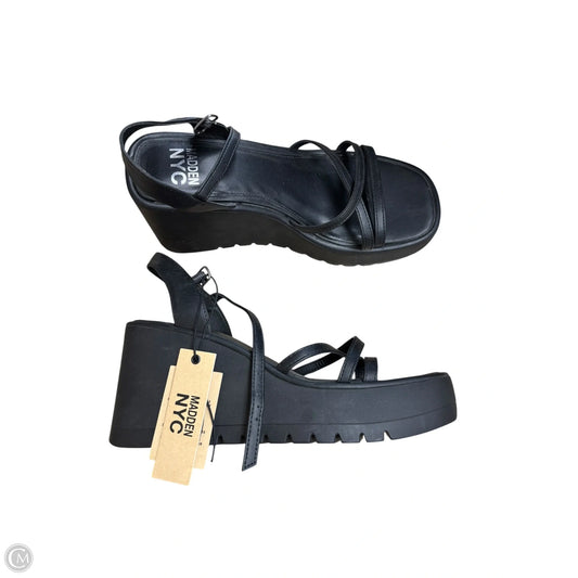 Sandals Heels Platform By Madden Nyc In Black, Size: 8.5