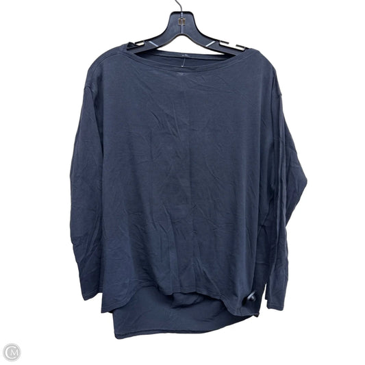 Athletic Top Long Sleeve Crewneck By Lululemon In Black, Size: M