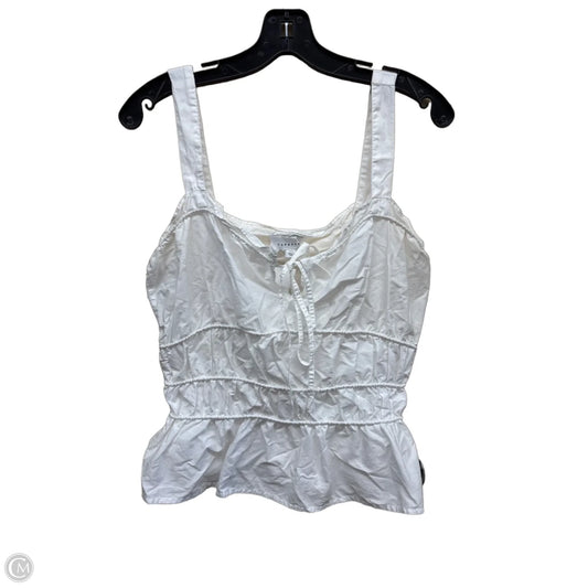 Top Sleeveless By Topshop In White, Size: 6