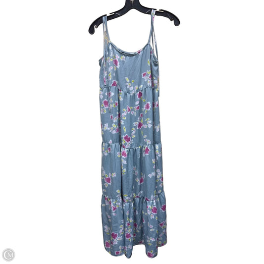 Dress Casual Maxi By Zara In Floral Print, Size: S
