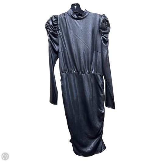 Dress Party Midi By Bar Iii In Silver, Size: M