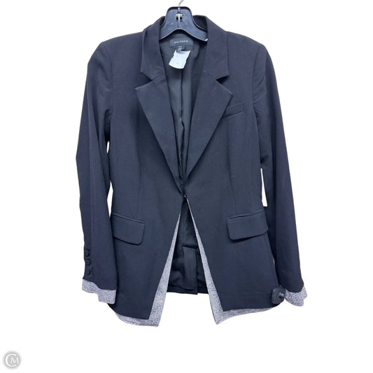 Blazer By Halogen In Black & Silver, Size: Xxs