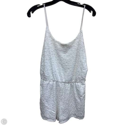 Romper By Papaya In White, Size: Xs