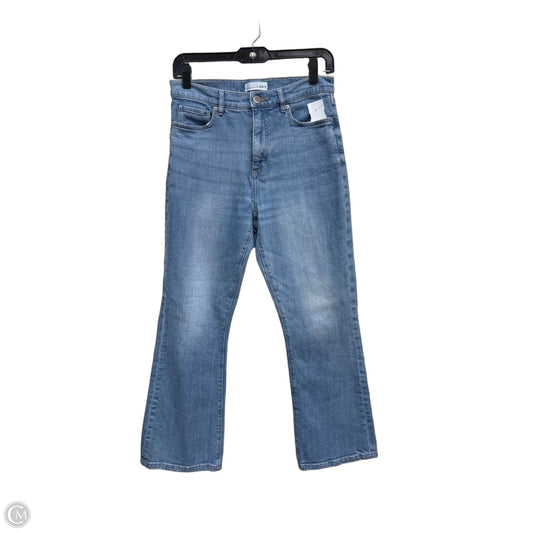 Jeans Straight By Loft In Blue Denim, Size: 4