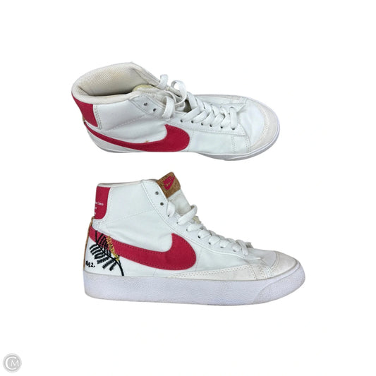 Shoes Sneakers By Nike In Pink & White, Size: 6
