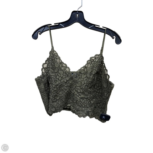 Top Sleeveless By Express In Green, Size: Xl