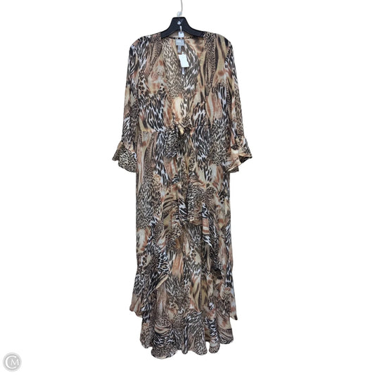 Swimwear Cover-up By Asos In Animal Print, Size: 8