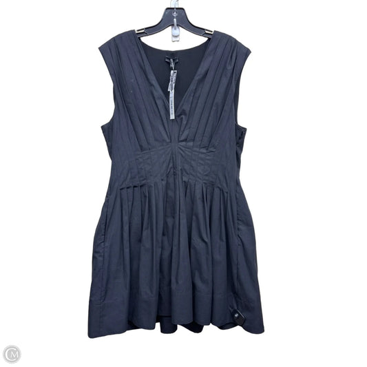 Dress Casual Midi By Banana Republic In Black, Size: 12