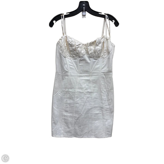 Dress Casual Midi By Astr In Cream Denim, Size: L