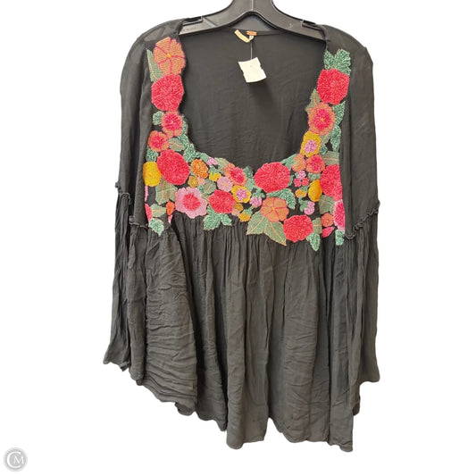 Top Long Sleeve By Free People In Black, Size: L