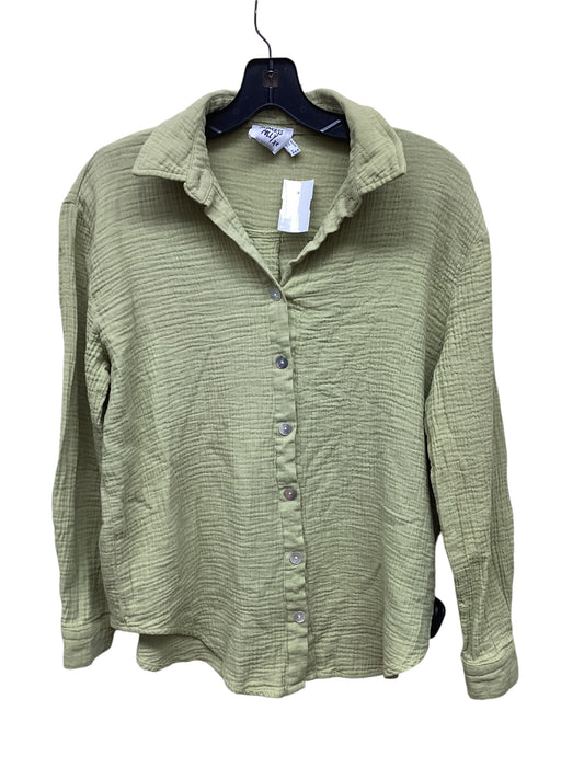Top Long Sleeve By Clothes Mentor In Green, Size: S