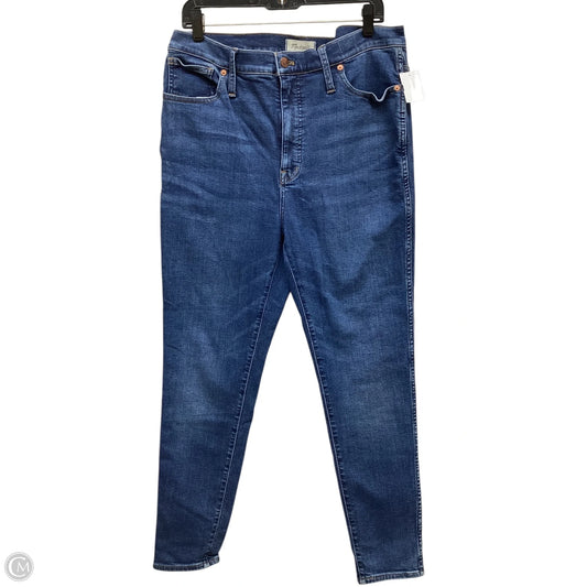 Jeans Skinny By Madewell In Blue Denim, Size: 16