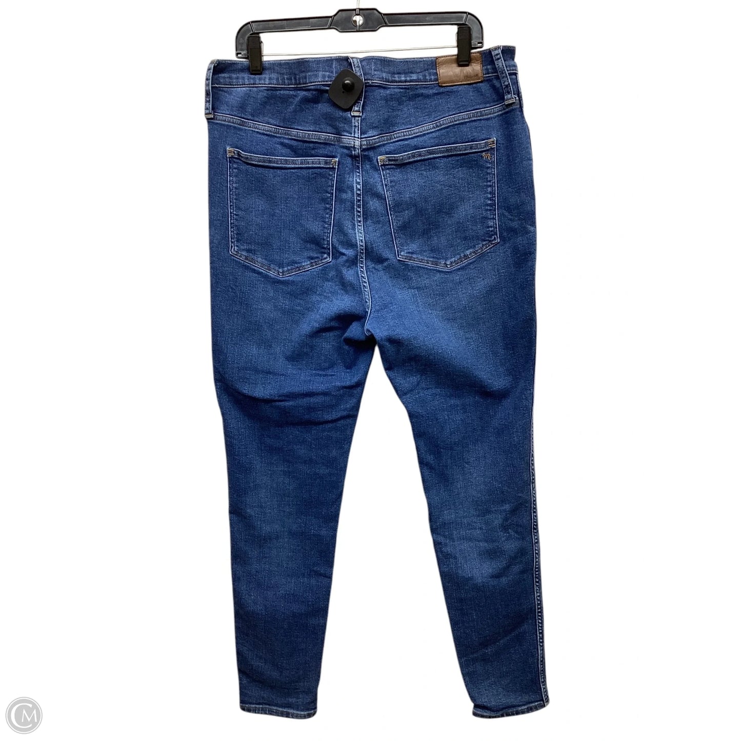 Jeans Skinny By Madewell In Blue Denim, Size: 16