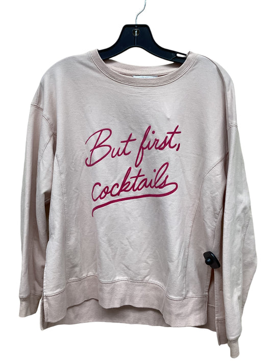 Top Long Sleeve By Wildfox In Pink, Size: S