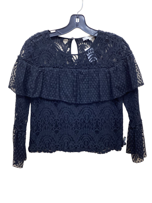 Top Long Sleeve By 7 For All Mankind In Black, Size: Xs