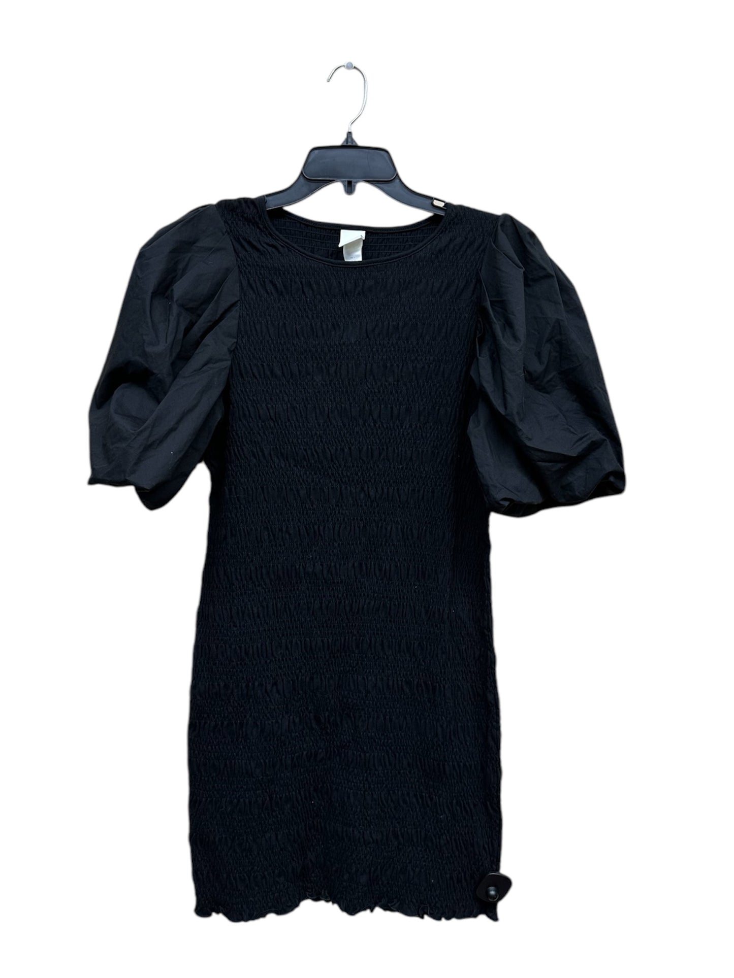 Dress Casual Midi By H&m In Black, Size: L