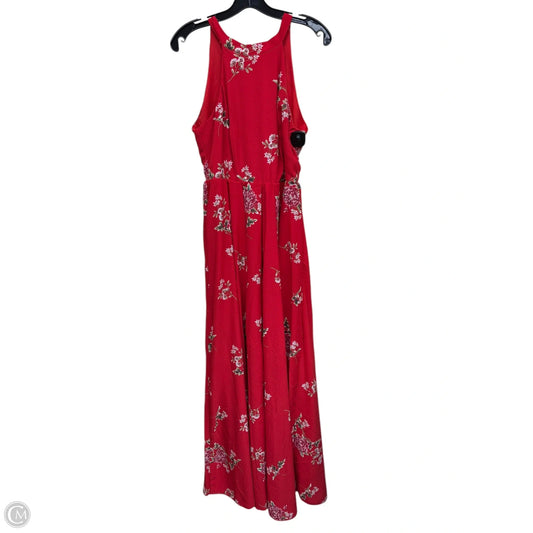 Dress Casual Maxi By Xtaren In Red, Size: M