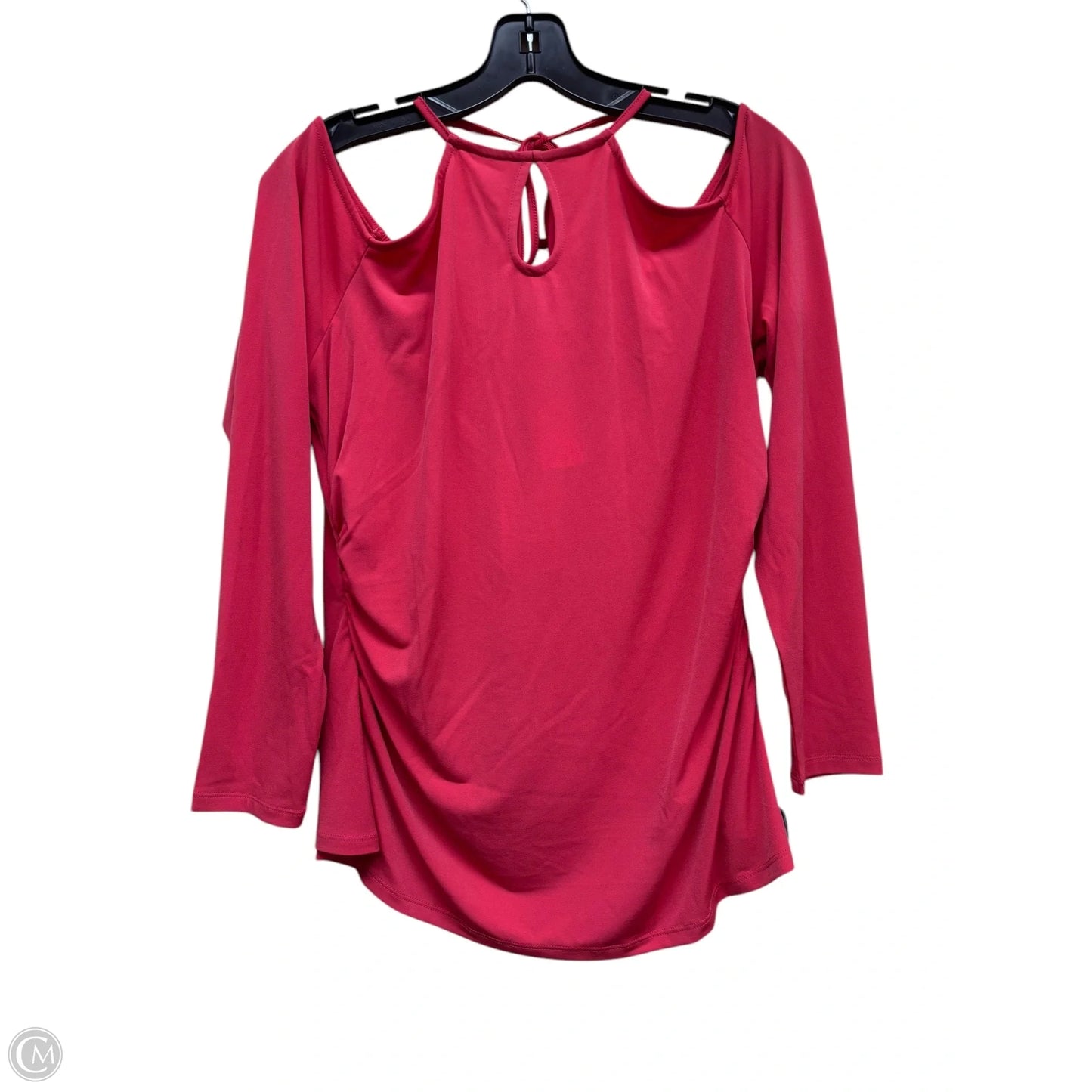 Top Long Sleeve By Michael By Michael Kors In Pink, Size: M