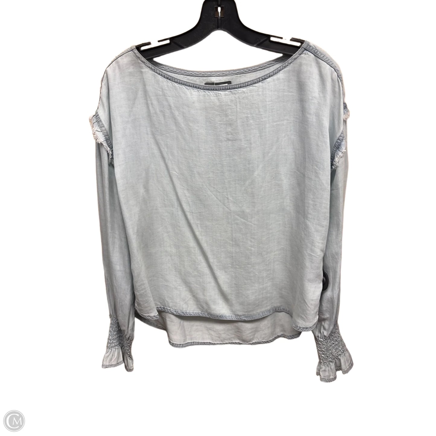 Top Long Sleeve By Dl1961 In Blue Denim, Size: S