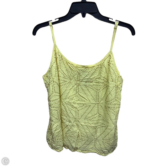 Top Sleeveless By Bl-nk In Yellow, Size: L