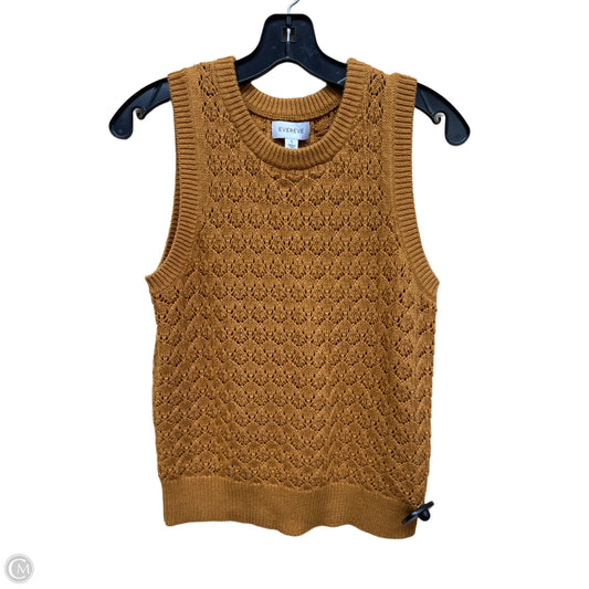 Top Sleeveless By Evereve In Bronze, Size: S