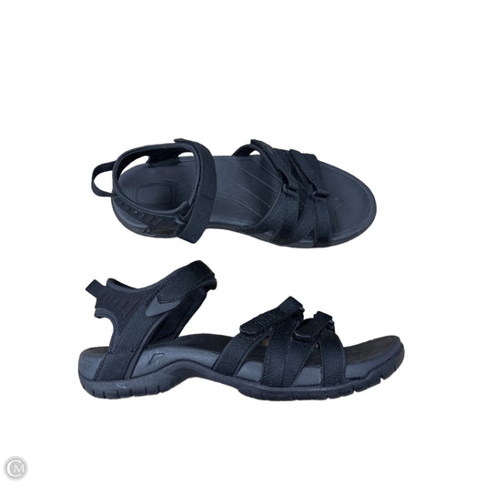 Sandals Flats By Teva In Black, Size: 8