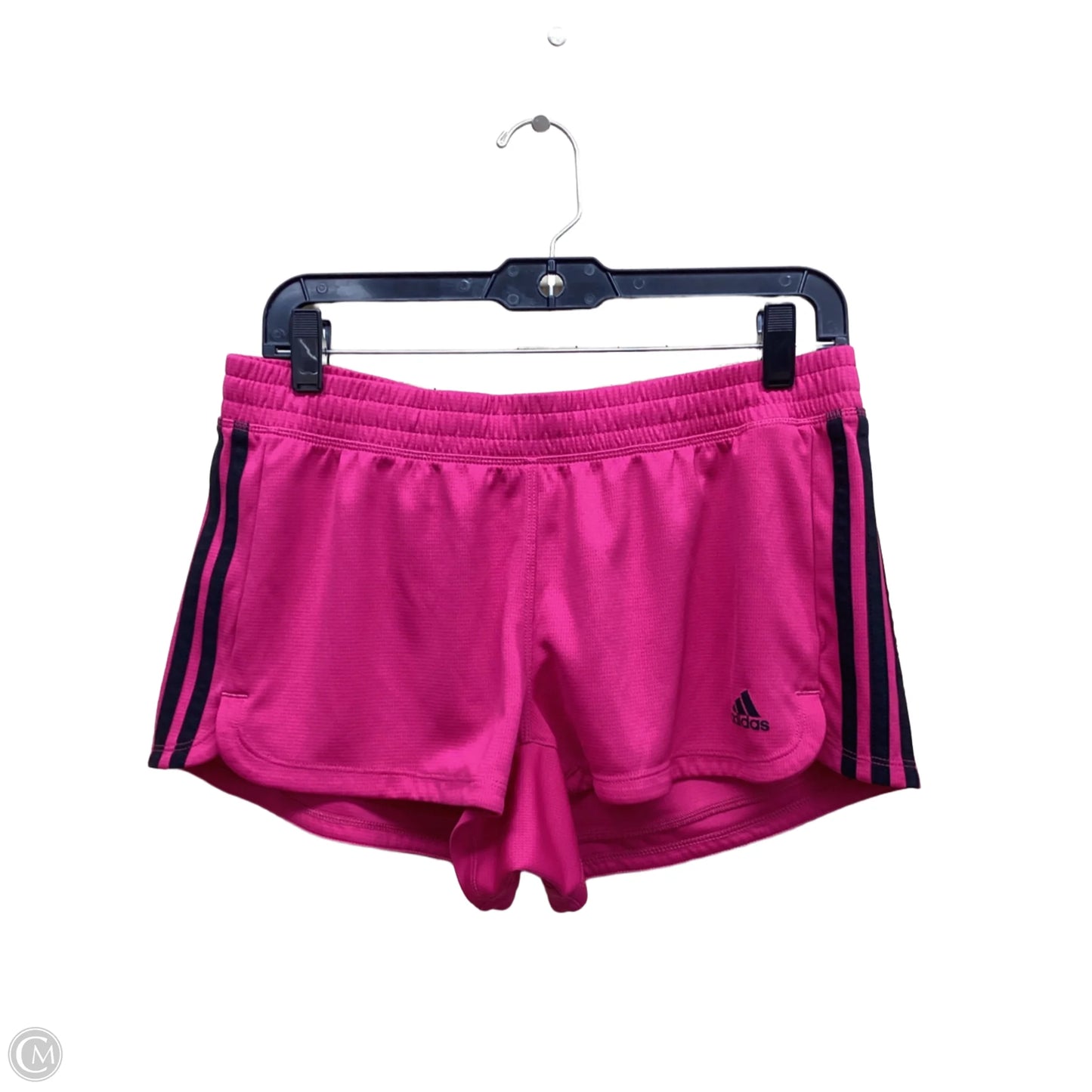 Athletic Shorts By Adidas In Black & Pink, Size: M