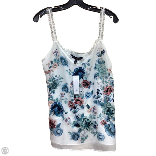 Top Sleeveless By White House Black Market In Floral Print, Size: M